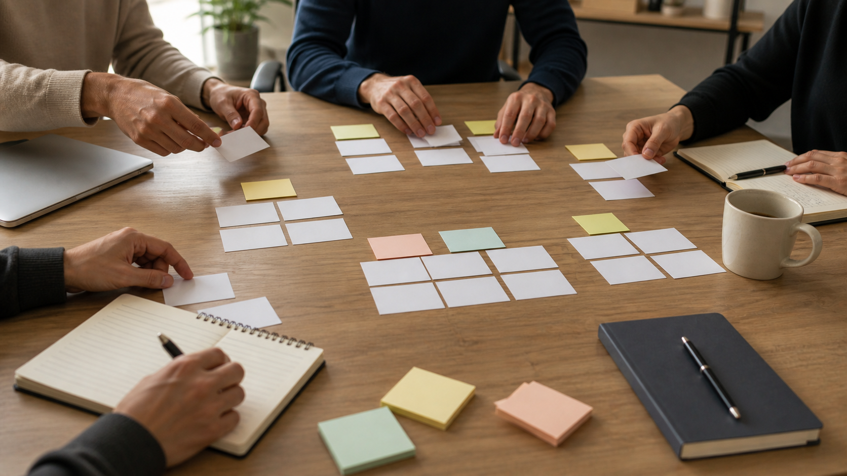 Atelier de card sorting pour organiser les contenus d’un site web selon les utilisateurs