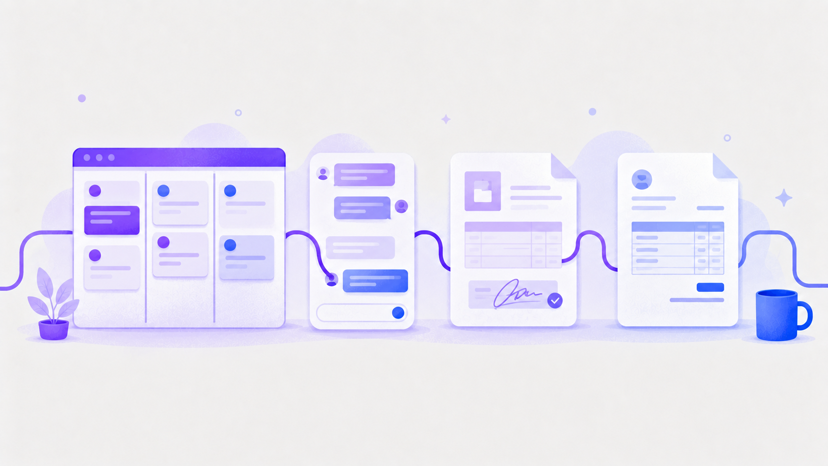 Prospection, devis, projet et facturation réunis dans Uxomnia CRM